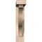Ekena Millwork Funston Block Smooth Bracket w/ Offset Brace, Douglas Fir, 3 1/2"W x 16"D x 16"H BKT0402X16X16FST05SDF - alternate 3